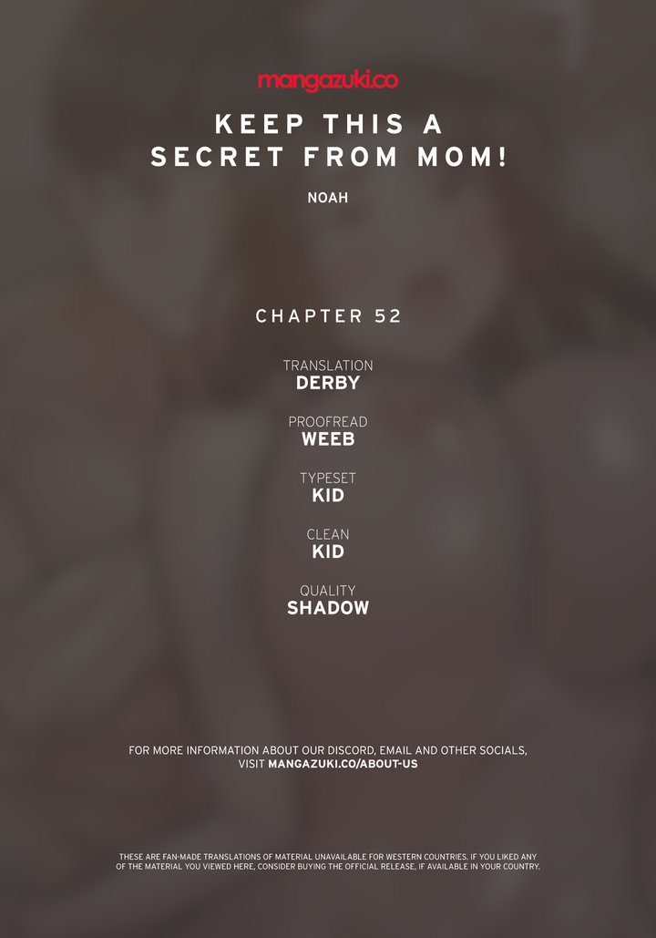 Keep it a secret from your mother! - Chapter 52 Page 1